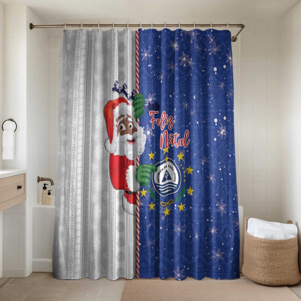 Cape Verde Christmas Bathroom Set Black Santa Felix Natal