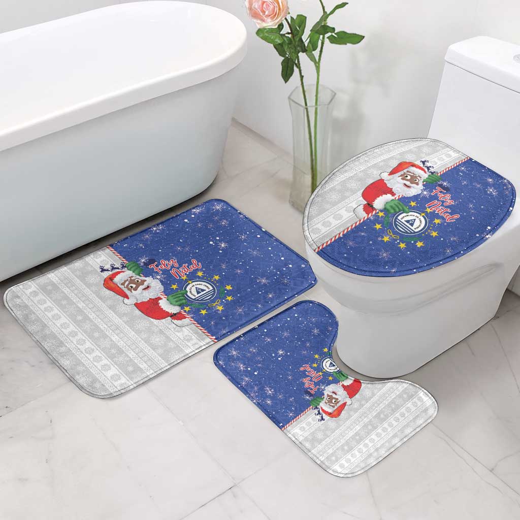 Cape Verde Christmas Bathroom Set Black Santa Felix Natal
