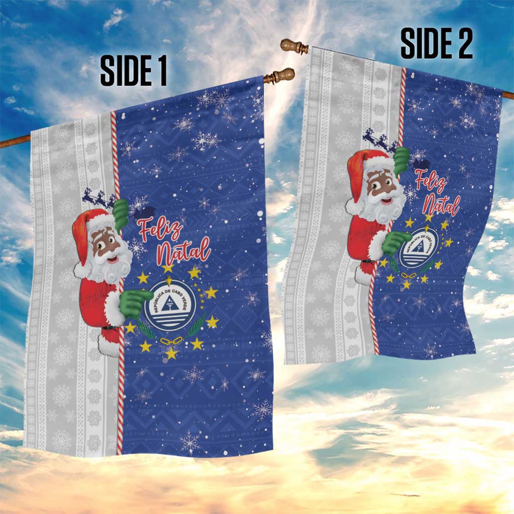 Afro Christmas in Cape Verde Garden Flag Black Santa Felix Natal - African Pride