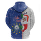 Afro Christmas in Cape Verde Hoodie Black Santa Felix Natal - African Pride