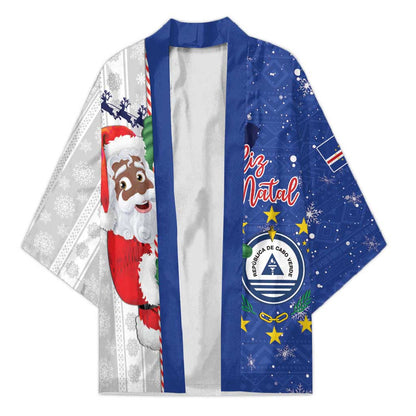 Cape Verde Christmas Kimono Black Santa Felix Natal
