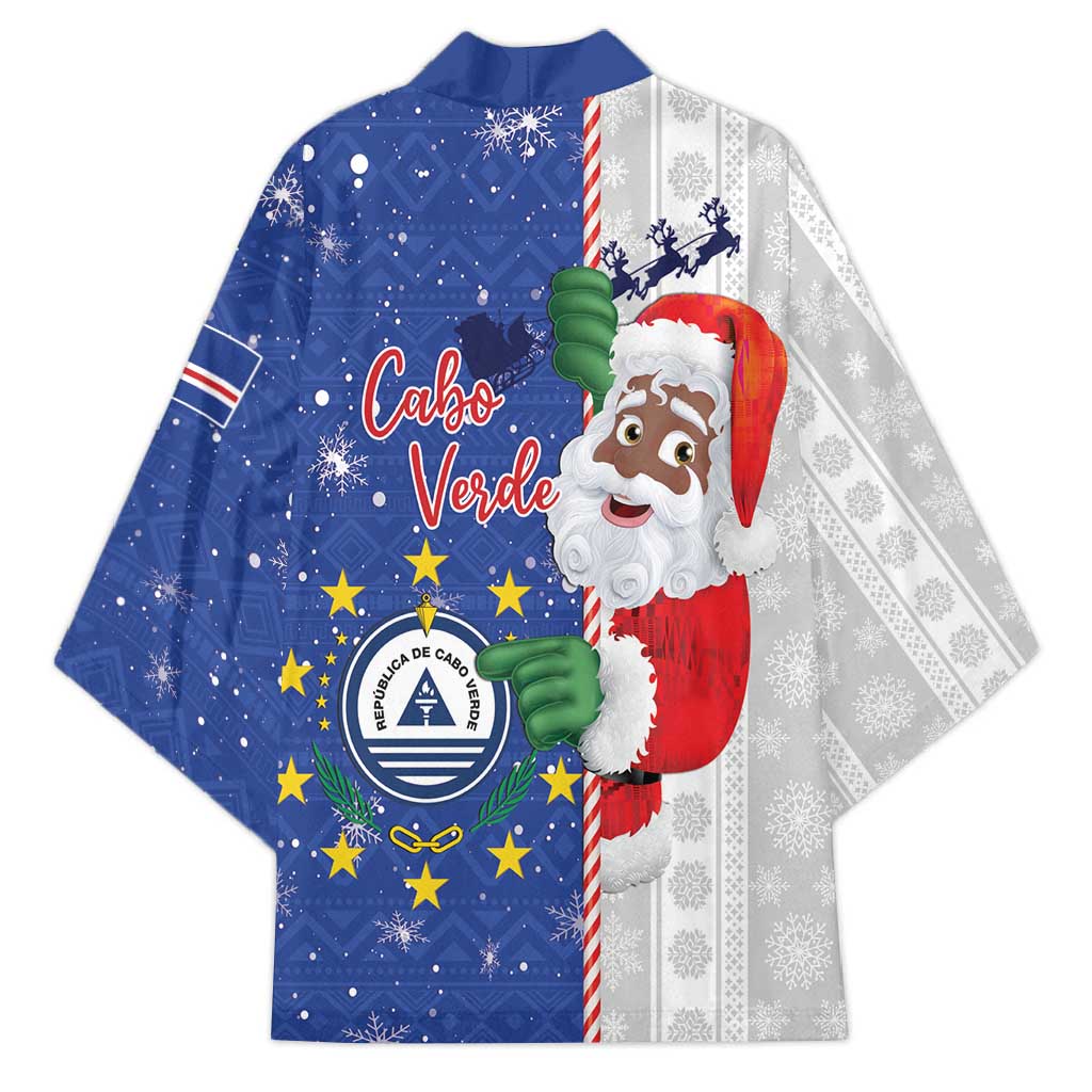 Cape Verde Christmas Kimono Black Santa Felix Natal