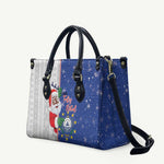Cape Verde Christmas Leather Bag Black Santa Felix Natal