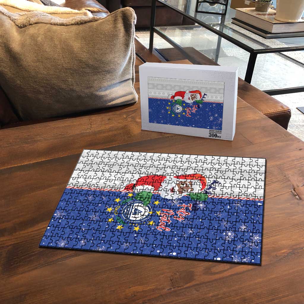 Cape Verde Christmas Puzzle Black Santa Felix Natal