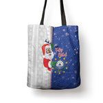Cape Verde Christmas Tote Bag Black Santa Felix Natal