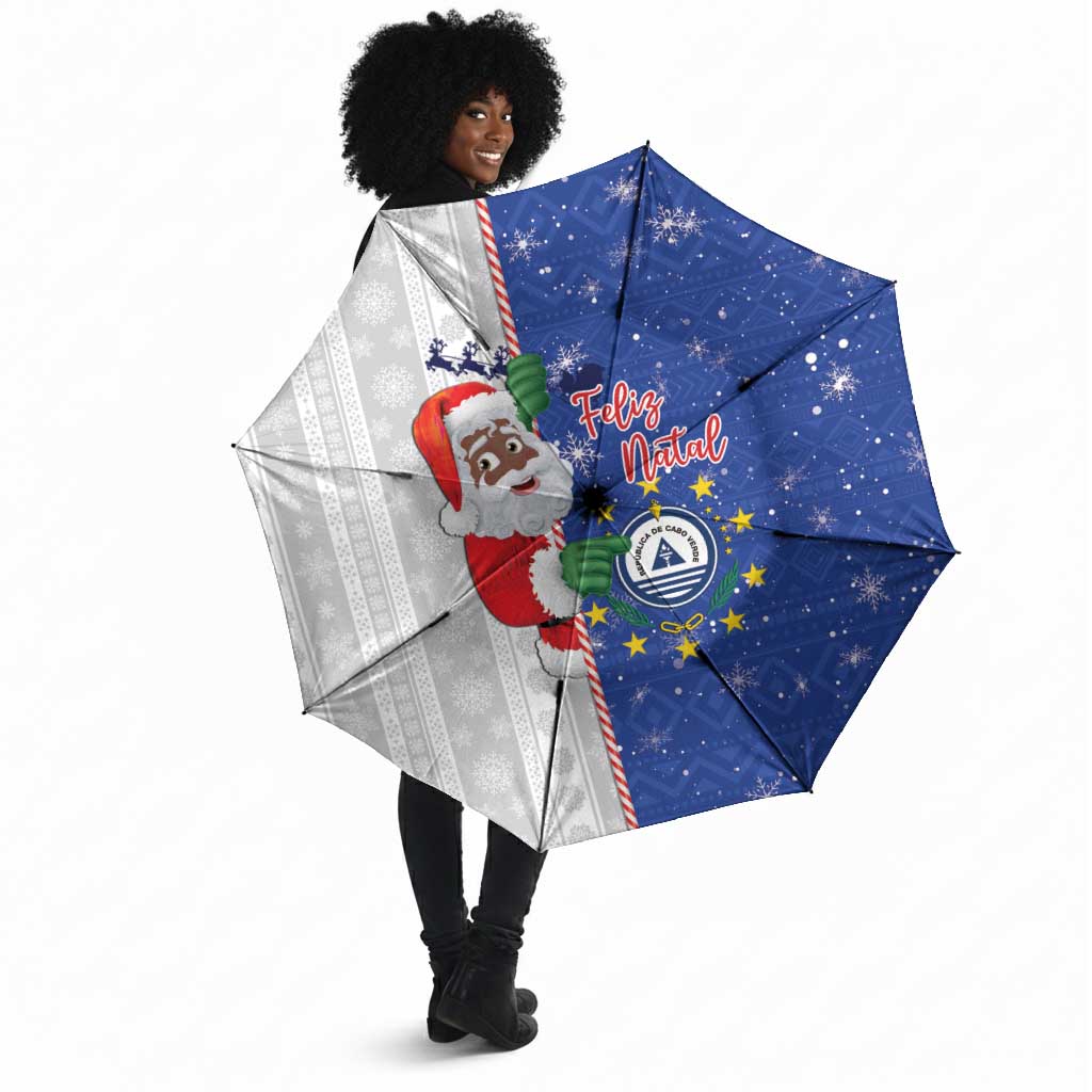 Cape Verde Christmas Umbrella Black Santa Felix Natal