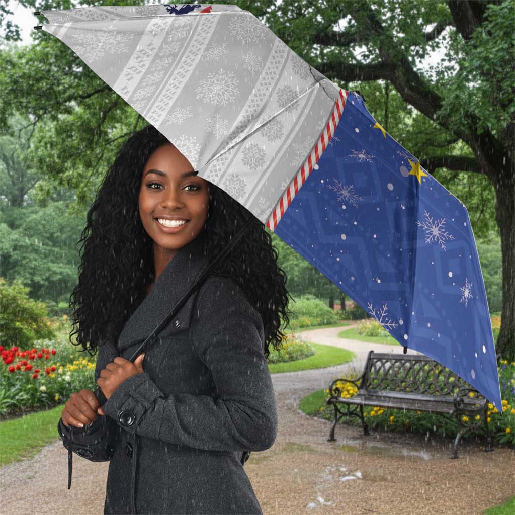 Cape Verde Christmas Umbrella Black Santa Felix Natal