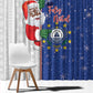 Afro Christmas in Cape Verde Window Curtain Black Santa Felix Natal - African Pride