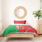 Afro Christmas in Burkina Faso Bedding Set Black Santa Joyeux Noel - African Pride