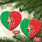 Afro Christmas in Burkina Faso Ceramic Ornament Black Santa Joyeux Noel - African Pride