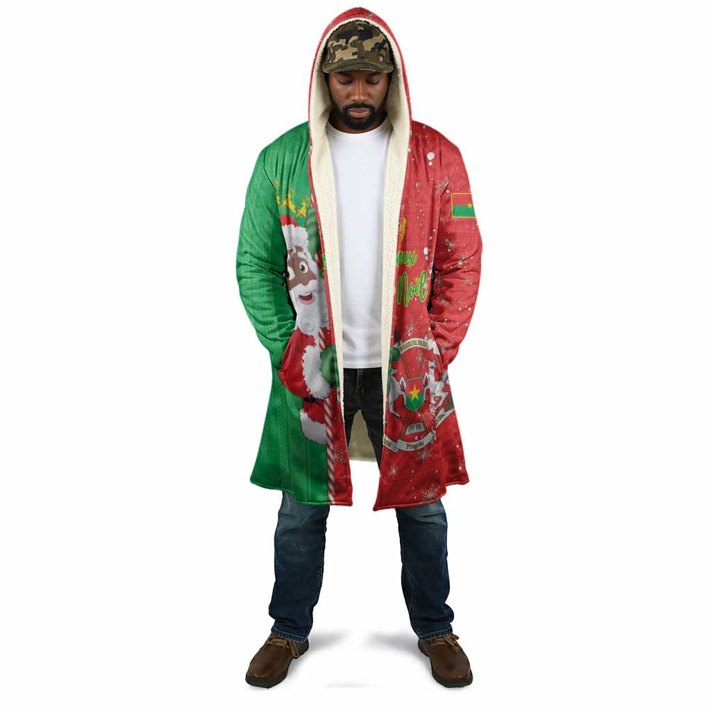 Burkina Faso Christmas Cloak Black Santa Joyeux Noel