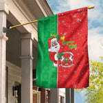 Afro Christmas in Burkina Faso Garden Flag Black Santa Joyeux Noel - African Pride
