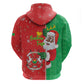 Afro Christmas in Burkina Faso Hoodie Black Santa Joyeux Noel - African Pride
