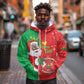 Afro Christmas in Burkina Faso Hoodie Black Santa Joyeux Noel - African Pride