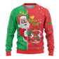 Afro Christmas in Burkina Faso Ugly Christmas Sweater Black Santa Joyeux Noel - African Pride