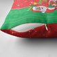Burkina Faso Christmas Pillow Cover Black Santa Joyeux Noel