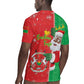 Afro Christmas in Burkina Faso Rugby Jersey Black Santa Joyeux Noel - African Pride