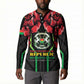 Burkina Faso Republic Day Button Sweatshirt Coat Of Arms With Rose
