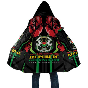 Burkina Faso Republic Day Cloak Coat Of Arms With Rose