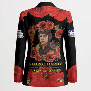 George Hardy Tuskegee Memorial Blazer Red Tail Pilots Legacy of Courage
