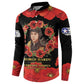 George Hardy Tuskegee Memorial Button Sweatshirt Red Tail Pilots Legacy of Courage