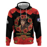 George Hardy Tuskegee Red Tail Pilots Hoodie Legacy of Courage - African Pride
