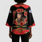 George Hardy Tuskegee Memorial Kimono Sleeve Blouse Red Tail Pilots Legacy of Courage