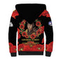 George Hardy Tuskegee Red Tail Pilots Sherpa Hoodie Legacy of Courage - African Pride