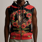 George Hardy Tuskegee Red Tail Pilots Sleeveless Zip Hoodie Legacy of Courage - African Pride