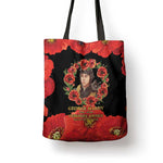 George Hardy Tuskegee Memorial Tote Bag Red Tail Pilots Legacy of Courage