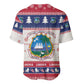 Liberia Christmas Baseball Jersey African Lion Santa