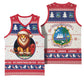 Liberia Christmas Basketball Jersey African Lion Santa LT15
