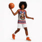 Liberia Christmas Basketball Jersey African Lion Santa LT15