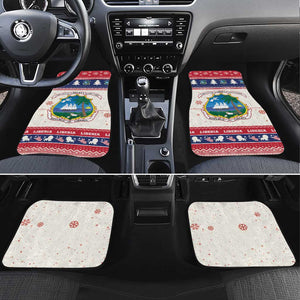 Liberia Christmas Car Mats African Lion Santa