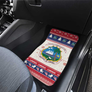 Liberia Christmas Car Mats African Lion Santa