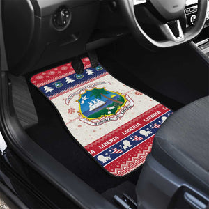 Liberia Christmas Car Mats African Lion Santa