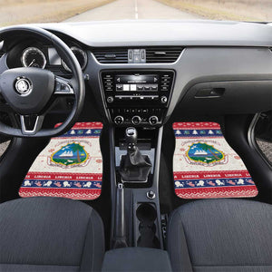 Liberia Christmas Car Mats African Lion Santa