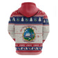 Liberia Christmas Hoodie African Lion Santa