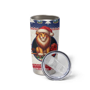 Liberia Christmas Tumbler Cup African Lion Santa