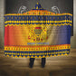 Afro Chad Christmas Hooded Blanket Coat Of Arms With African Pattern