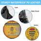 Afro Chad Christmas Spare Tire Cover Coat Of Arms With African Pattern