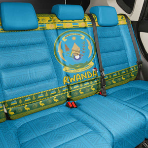 Afro Rwanda Christmas Back Car Seat Cover Noheli Nziza Coat Of Arms - African Pattern