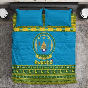 Afro Rwanda Christmas Bedding Set Noheli Nziza Coat Of Arms - African Pattern