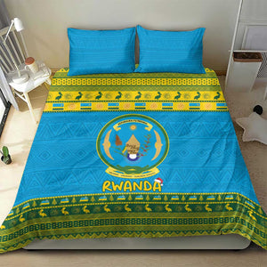 Afro Rwanda Christmas Bedding Set Noheli Nziza Coat Of Arms - African Pattern