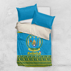 Afro Rwanda Christmas Bedding Set Noheli Nziza Coat Of Arms - African Pattern