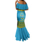 Afro Rwanda Christmas Mermaid Dress Noheli Nziza Coat Of Arms - African Pattern