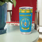 Afro Rwanda Christmas Tumbler Cup Noheli Nziza Coat Of Arms - African Pattern