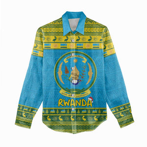 Afro Rwanda Christmas Women Casual Shirt Noheli Nziza Coat Of Arms - African Pattern