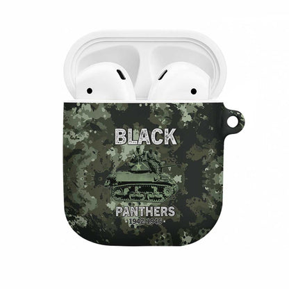 761st Tank Battalion Black Panthers AirPods Case WWII Military Camouflage - African Pride