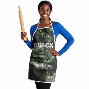 761st Tank Battalion Black Panthers Apron WWII Military Camouflage - African Pride